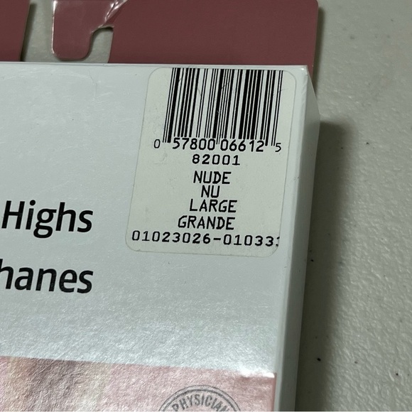 🆕 Life Sheer Knee High Nude 15-20 Light Compression Socks - Picture 3 of 5